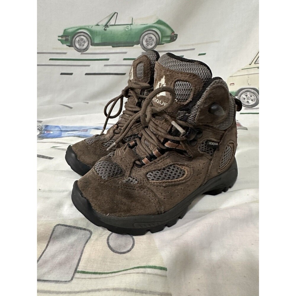 Vasque Breeze Youth Hiking Boots Shoes Size 11 M Brown Suede Leather Waterproof